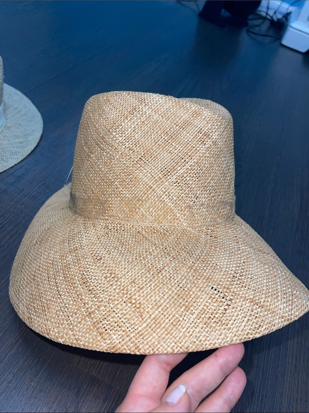Natural Tan Woven Straw Sun Hat - Classic Summer Style
